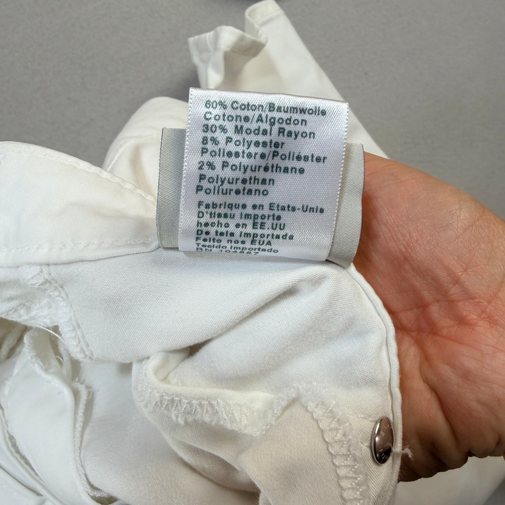 AG Adriano Goldschmied The Abbey Ankle White Mid Rise Super Skinny Jeans 32R - Picture 5 of 7